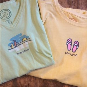 Life is good t shirts